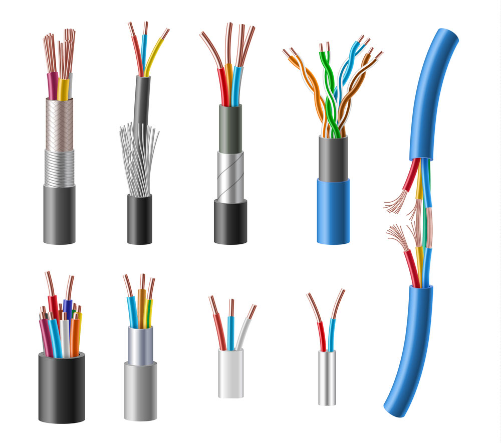 Colored Power Cables 