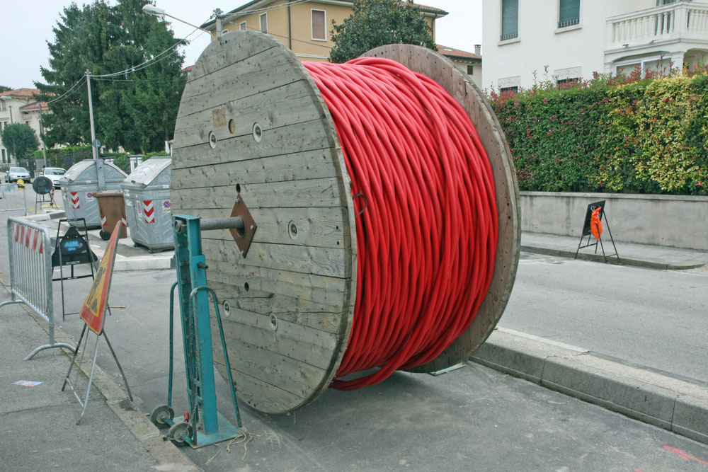 High voltage PVC insulated wire bundle