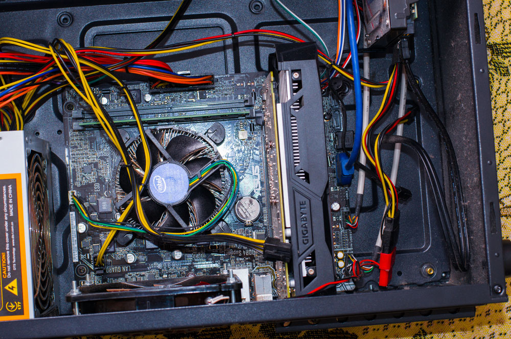 inside of a computer computer