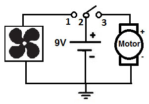 SPDT Toggle wiring circuit